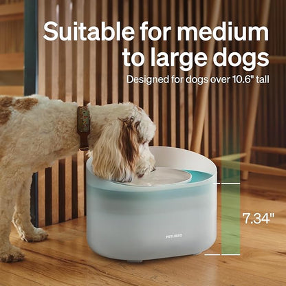 PETLIBRO 2.1Gal/8L Dog Water Fountain for Large Dog, Anti-Splash Dog Water Bowl Dispenser, Super Quiet Pet Water Fountain, 5 Layer Filtration Water Dispenser for Large Dogs Cats and Multi-Pet Homes
