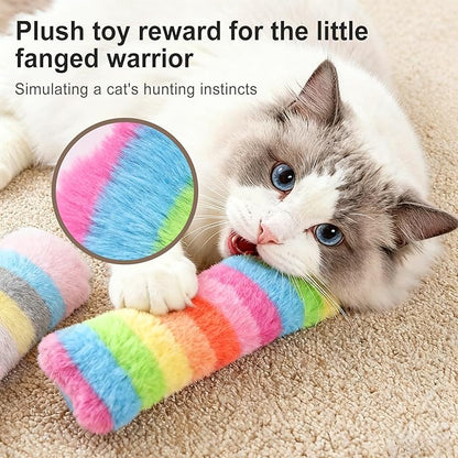 Cat Toys Pillows 6Pcs Catnip Kicker Toys for Cats Promotes Kitty Exercise