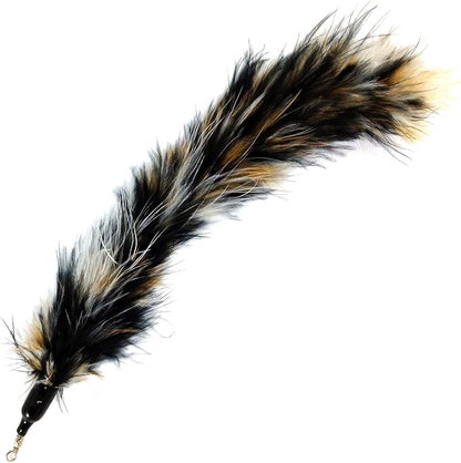 Pet Fit For Life - 6 Piece Kitten Toy Refill Pack - Replacement for Indoor Cat's Interactive Wand and Catch Wand - Features 5 Assorted Feathers, 1 Furry Tail Attachments