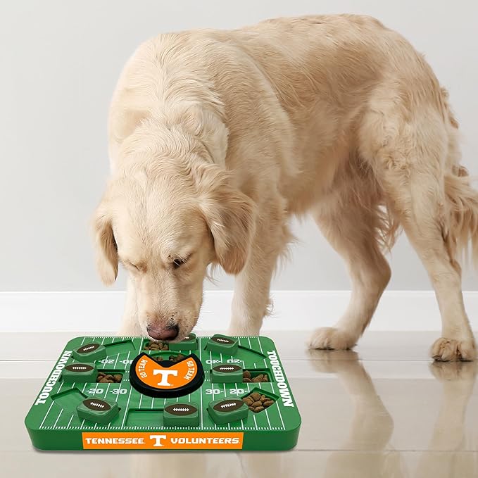 Pets First NCAA Tennessee Large Puzzle Toy - Interactive Dog Treat & Slow Feeding Toy