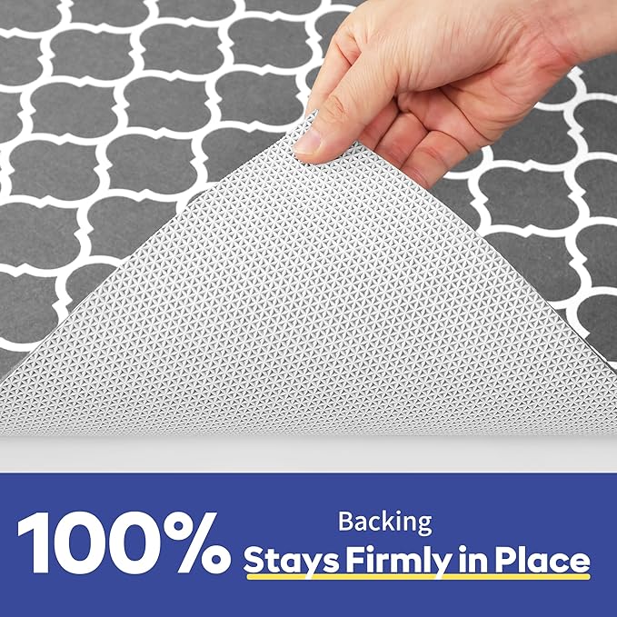 Cooyes Large Dog Food Mat 16"×24", Ultra-Absorbent Dog Bowl Mat for Food and Water, Pet Feeding Mat with Non-Slip Back, Cat Placemats with Water-Locking Bottom That Protects Floors