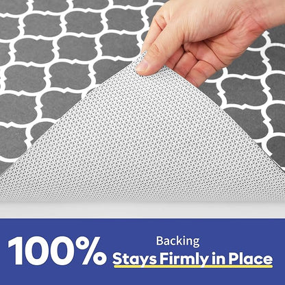 Cooyes Large Dog Food Mat 16"×24", Ultra-Absorbent Dog Bowl Mat for Food and Water, Pet Feeding Mat with Non-Slip Back, Cat Placemats with Water-Locking Bottom That Protects Floors
