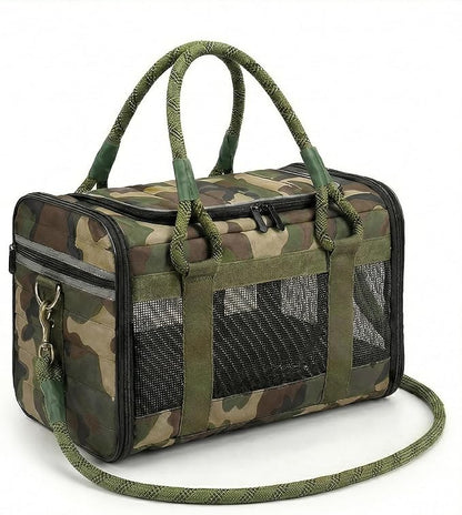 Soft-Sided Dog & Pet Carrier | for Car Rides, Trains, Errands & Daily Outings | Fits Pets Up to 15 lbs | 18" L x 11.5" H | Yorkies, Chihuahuas, Toy Poodles, Maltese & More