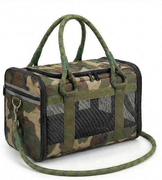 Soft-Sided Dog & Pet Carrier | for Car Rides, Trains, Errands & Daily Outings | Fits Pets Up to 15 lbs | 18" L x 11.5" H | Yorkies, Chihuahuas, Toy Poodles, Maltese & More