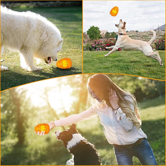 Dragon Egg Dog Chew Toy for Aggressive Chewers Large Breeds, Indestructible Tough Toys for Medium Large Dogs, Puppy Pet Toy 900 Lbs Pull Tension