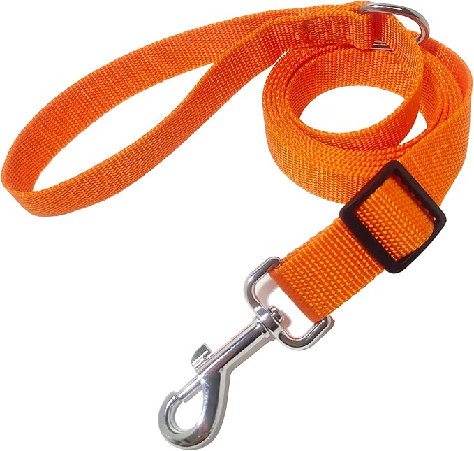 TAIAN Adjustable Nylon Dog Leash, 6 Foot Long Dog Leashes for Medium Large Dogs