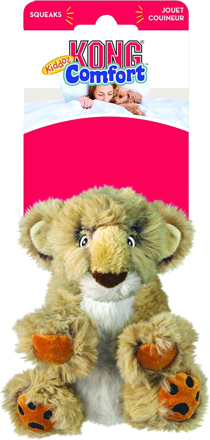KONG Comfort Kiddos Lion Dog Toy, Large