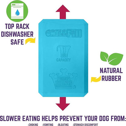 Chew King Premium Treat Dog Toy, XL, Extremely Durable Natural Rubber Fillable Toy Collection, Frozen Feeding