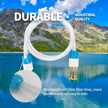 ALL FOR PAWS Outdoor Paw Activated Dog Water Fountain, Step On Dog Water Dispenser, Dog Drinking Fountain with Hose Connector, Cooling Water Sprinkler for Yard, Garden & Lawn