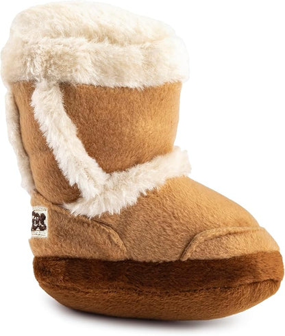 Haute Diggity Dog Pugg Boot, Plush Designer Dog Toys with Interactive Squeaker, Stimulating Pet Enrichment, Machine-Washable & Safe Materials for All Breeds, One Size