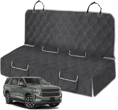 Dog Seat Cover Compatible with Full-Size SUV Ford Expedition, Chevy Tahoe/Suburban, Dodge Durango, GMC Yukon/Yukon XL, Cadillac Escalade/ESV, Jeep Wagoneer, Pet Car Bench Back Seat Cover