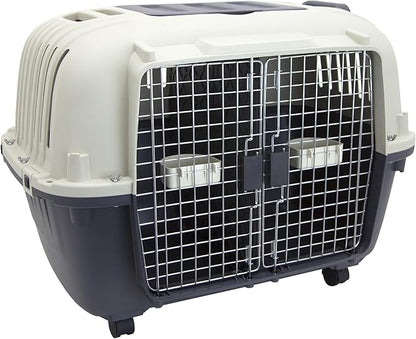 SportPet Designs Double Wire Door Plastic Kennel (CM-0699-CS01)