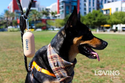 LOVING Paws Premium Dog Waste Bags – 350 Extra-Thick, Leak-Proof & Durable Poop Bags with Dispenser & Leash Clip – Unscented, Easy-Tear, Heavy-Duty Pet Waste Bags for All Dog Sizes