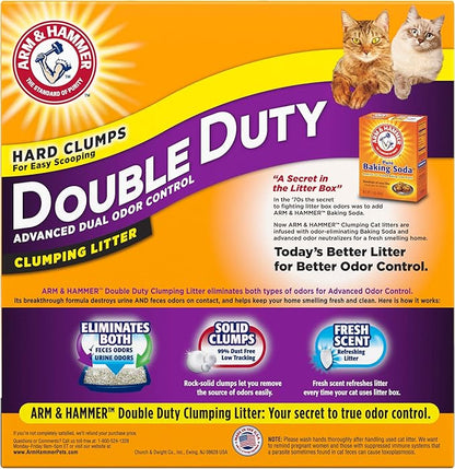 Arm & Hammer Double Duty Litter, 14 Lbs (Packaging May Vary)