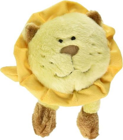 ZippyPaws Brainey Squeaky Plush Dog Toy, Lion