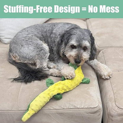 SPOT Skinneeez Extreme Triple Squeak Crocodile - Durable, Stuffing-Free Dog Toy with Rip-Stop Mesh & 3 Jumbo Squeakers, For Aggressive Chewers - Perfect for Medium to Large Dogs & Puppies, 24 inch
