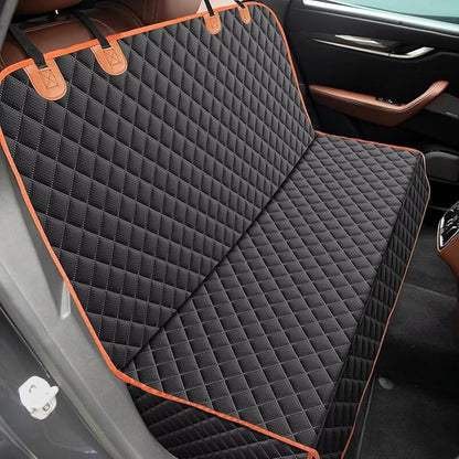 Dog Car Seat Cover for 2019-2023 2024 2025 Chevy Chevrolet Blazer, Waterproof 4-Layer Back Seat Protector Non-Slip Pet Bench Cover with Safety Belt