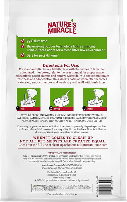 Nature's Miracle Intense Defense Odor Control Litter, 20 Pounds, Odor Control