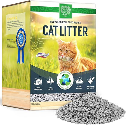 Small Pet Select-Recycled Pelleted Paper Cat Litter 10lb