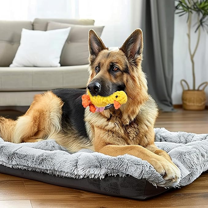 Vaulted Skulls & Co Dog Duck Toy Small 5" | Rope Dog Toys | Ducky Pet Toys | Tug of War Rope Doggy Toy | Pull & Tug Dogs Toy | Duck Dogs Treats | Yellow/Orange | 5" (2)