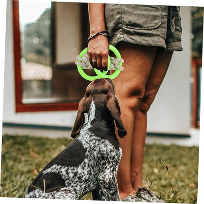 BESPORTBLE Dog Tug of War Toy Interactive Cotton Rope Teething Toy Multi for Large Dogs