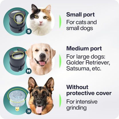 Dog Nail Grinder Quiet Dog Nail File Pet Toenail Grinder for Dogs Quiet Cat Electric Drill Trimmer for Large Dogs Small Medium Pet Electric Trimmer Drill for Dogs with Guard (Grey)