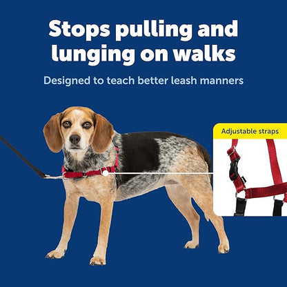 PetSafe Easy Walk No-Pull Dog Harness - The Ultimate Harness to Help Stop Pulling - Take Control & Teach Better Leash Manners - Helps Prevent Pets Pulling on Walks, Small/Medium, Red/Black