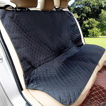 Kaiphy Waterproof Dog Car Seat Cover for Back Seat, Non-Slip & Universal Fit for SUV, Car, Truck with 4 Safety Belt Openings for Secure Travel