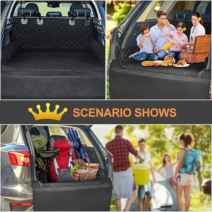 ANOSOSPECIAL Dog Car Seat Cover for Back Seat Cover for Kids,Non Stick Fur Rear Seat Protector for Pet,Nonslip Waterproof Durable Universal Fit Interior Backseat Covers for Auto Van SUV