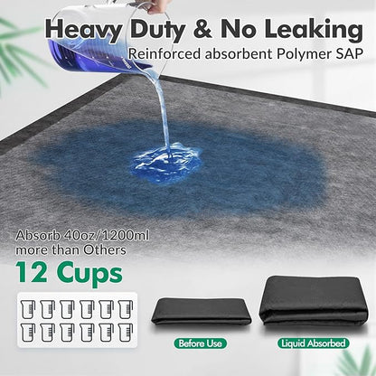 Upgraded Charcoal Puppy Pads, Thicken XXL 36’’x36’’ Pee Pads for Dogs, Super Absorbent Up to 12Cup, Odor Control & Leak Proof Dog Training Pads for Surgery, Older,Puppy, 45 Counts