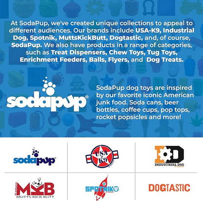 SodaPup Groovy Love eMat – Durable Enrichment Feeder Made in USA from Non-Toxic, Pet-Safe, Food Safe Rubber for Mental Stimulation, Avoiding Overfeeding, Fresh Breath, Digestive Health, Calming, More