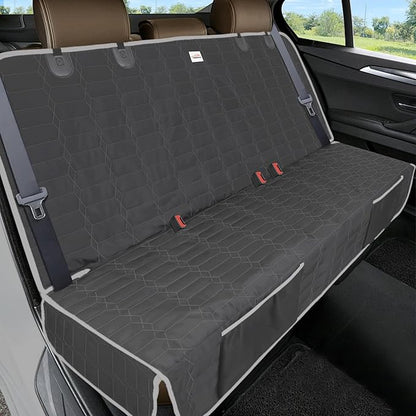 Reliadura Relidura Bench Seat Cover for SUV Waterproof Seat Covers for Dogs in Car Non-Slip Dog Car Seat Cover for Back Seat Heavy Duty Protector for Suvs Rear Seat Covers for SUVs