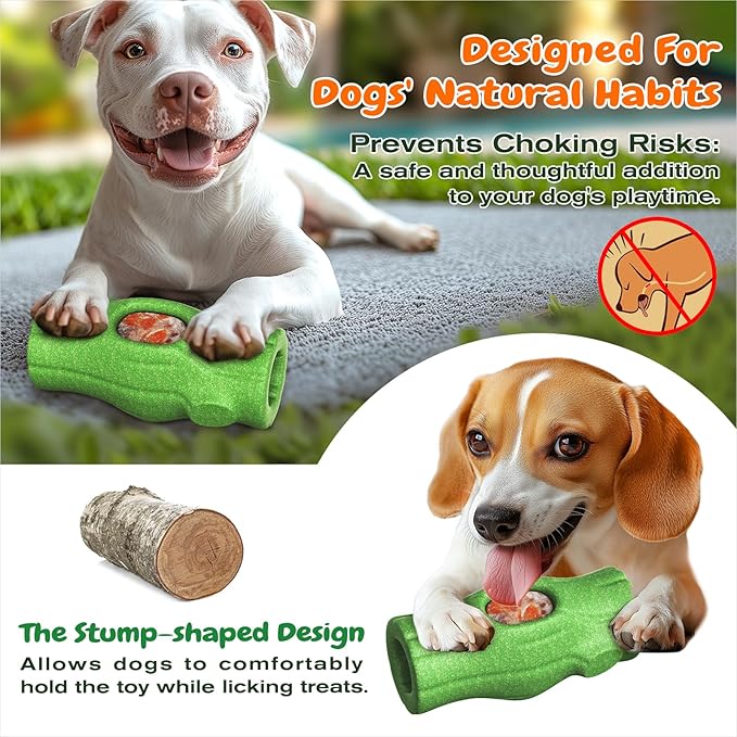 KADTC 3 in 1 - X-Large Size Durable Dog Fillable Toy,Peanut Butter Filler & Freeze Frozen Lick Treat Tray,Indestructible Tough Chew Toys for Aggressive Chewers Dogs,BPA-Free, Non-Stick & Easy to Clean