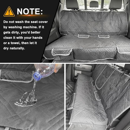 Dog Car Seat Cover Compatible with Ford Escape 2013-2025, Waterproof Pet Bench Seat Cover for Back Seat, 600D Heavy Duty Scratch Proof Nonslip Truck Seat Covers for Dogs