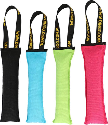 Dingo Cotton tug Toy with Handle, for Catch Retrieving and tug of war, Dog bite Pillow Floating on The Water, Four Colours, L Z30002