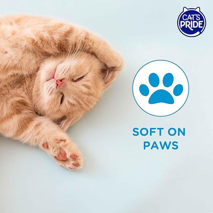Cat’s Pride Micro Crystals Cat Litter, Non-Clumping, Unscented, 30-Day Odor Control, 99% Dust Free, Lightweight, Soft on Paws, 6.5lb Bag