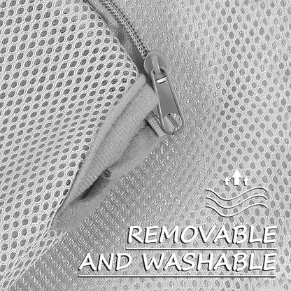 VANZACK Replacement Cat Window Bed Cover cat Window Hammock Replacement Cover Perch Hammock Seat Cushion Sleeve for Indoor s Resting Seat Safety Grey