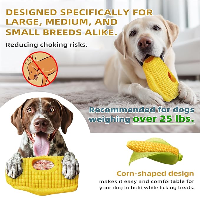 Aggressive Chew Toys for Large Dogs,Christmas Dog Toys,Indestructible Enrichment Tough Dogs Toys for Peanut Butter and Frozen Treats to Keep Them Busy and Relieve Anxiety