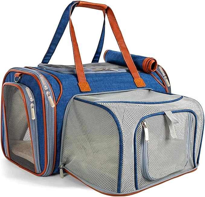 Mr. Peanut's Gold Series Standard Size Airline Compliant Expandable Pet Carrier V3.0