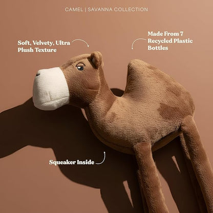Dog Toys | Plush Toy Camel Stuffed Animal for Dogs | Eco Friendly Toy Made from Non Toxic Materials
