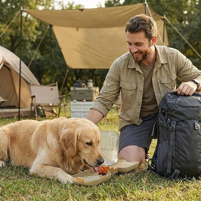 Portable Pet Travel Collapsible Bowls, Dog Camping Hiking Water Bottle, Cat Travel Bowl, Dog Walking Water Bottle Outdoor Bottle for Big Dogs, Durable, Easy to Clean