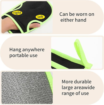 YS&JJFZ 2 Pcs Pet Hair Remover Gloves for Cats & Dogs,Newly Upgraded Reusable Electrostatic Pet Hair Gloves， Pet Hair Remover Tool for Clothing, Couch, Carpet, Car Seat
