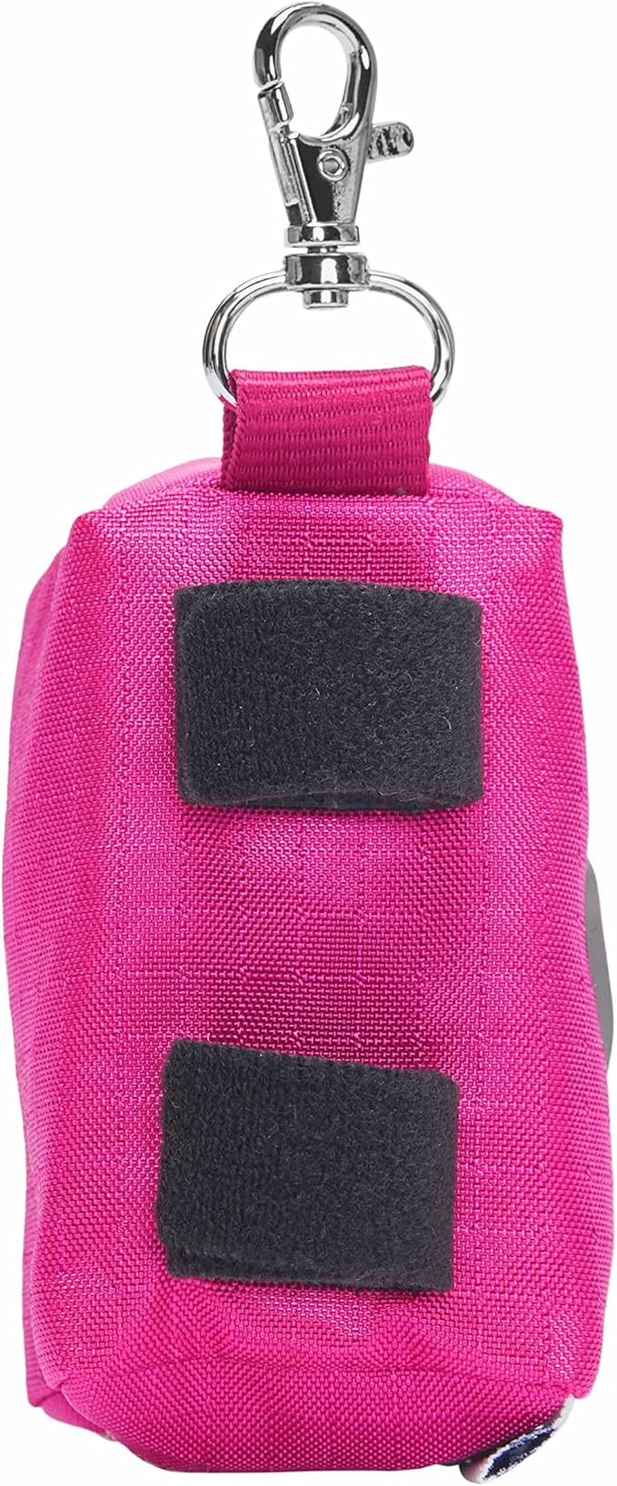 Blueberry Pet Dog Poop Bag Holder - Dark Orchid Dispenser with Dual Zippers, Dog Poop Bags Rolls, Dog Leash Attachment, Includes 1 Free Roll, Compact, Durable, Ideal for Dog Owners