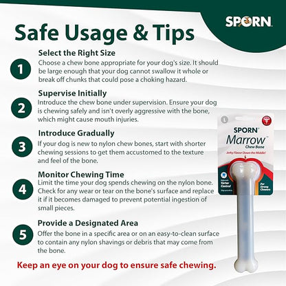 Sporn Dog Dental Toy, Marrow Chew, Large