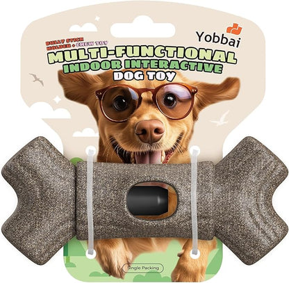 Bully Stick Holder for Large Dogs 55+ lbs – Heavy Duty Chew Toy & Anti-Choking Treat Holder, BPA-Free Adjustable Clamp for Aggressive Chewers, Dishwasher Safe, Promotes Dental Health