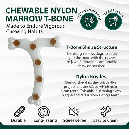 Sporn Dog Dental Toy, Marrow Chew, T-Bone
