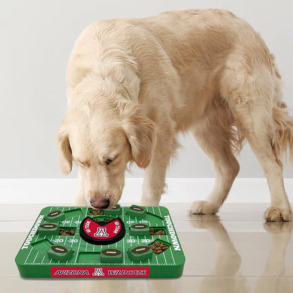 Pets First NCAA University of Arizona Large Puzzle Treat Toy for Dogs - Interactive Slow Feeding Toy, New Large Size