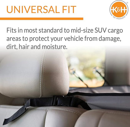 K&H Pet Products Quilted Cargo Cover Tan Standard/Mid-Size Vehicle 54 Inches
