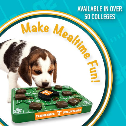 Pets First NCAA Tennessee Volunteers Puzzle Toy, Puzzle Treat Dog Toy, Interactive Dog Treat Toy, Dog Puzzle Fedding Slow Toy