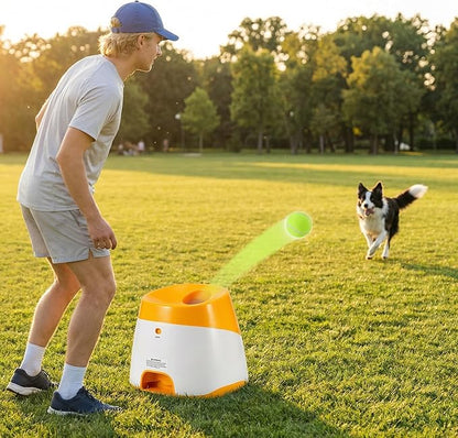Pet Dog Ball Launcher Automatic Ball Throwing Machine Tennis Ball Launcher Dog Interactive Toy Outdoor
